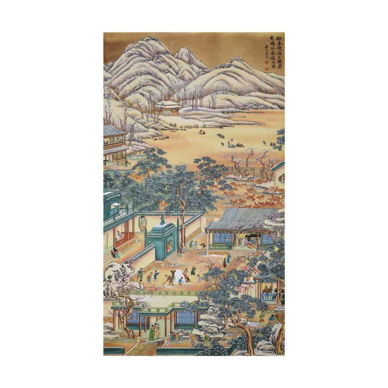 孟宪洲《十二月令腊月》